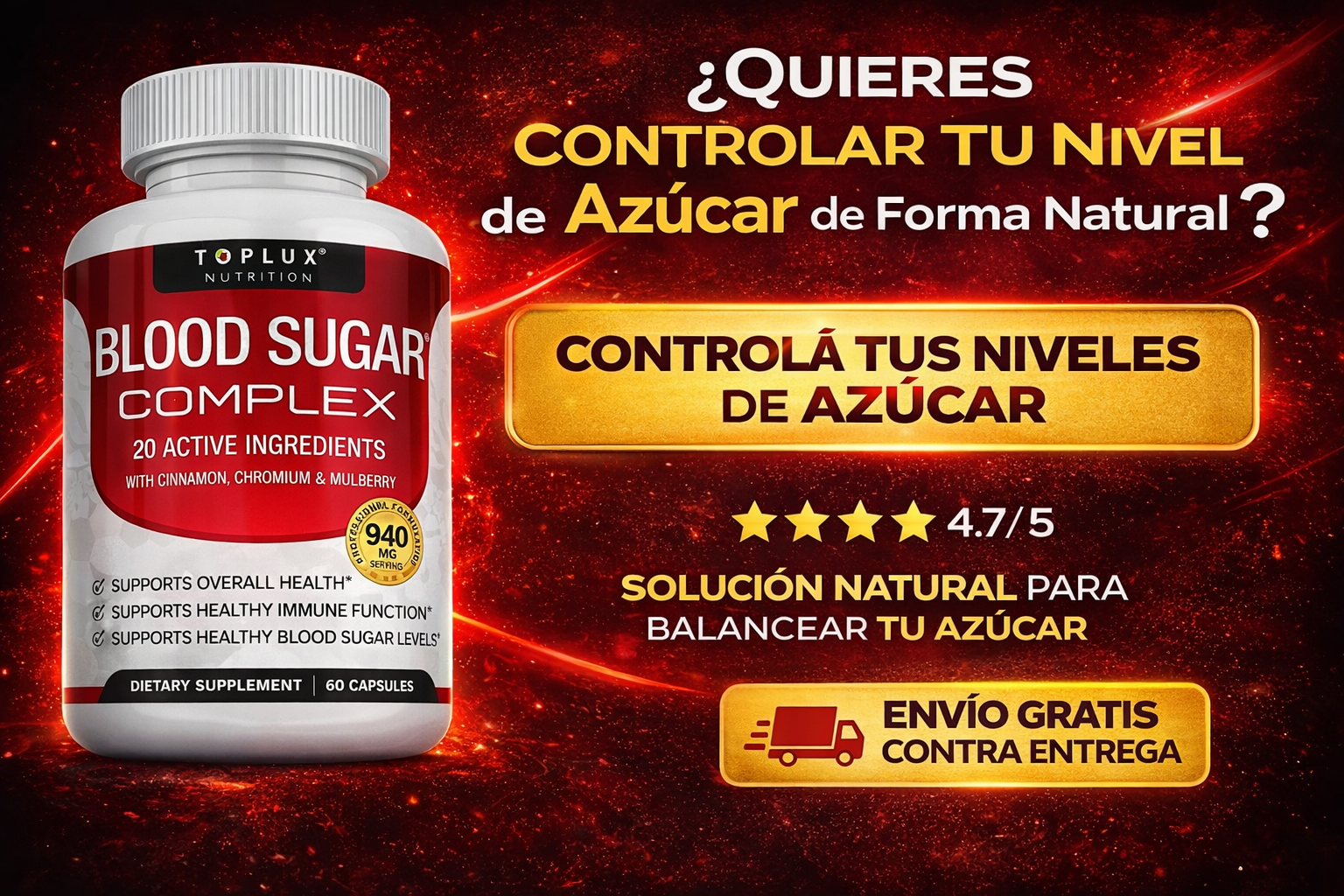BLOOD SUGAR™ - REGULA LOS NIVELES DE AZUCAR