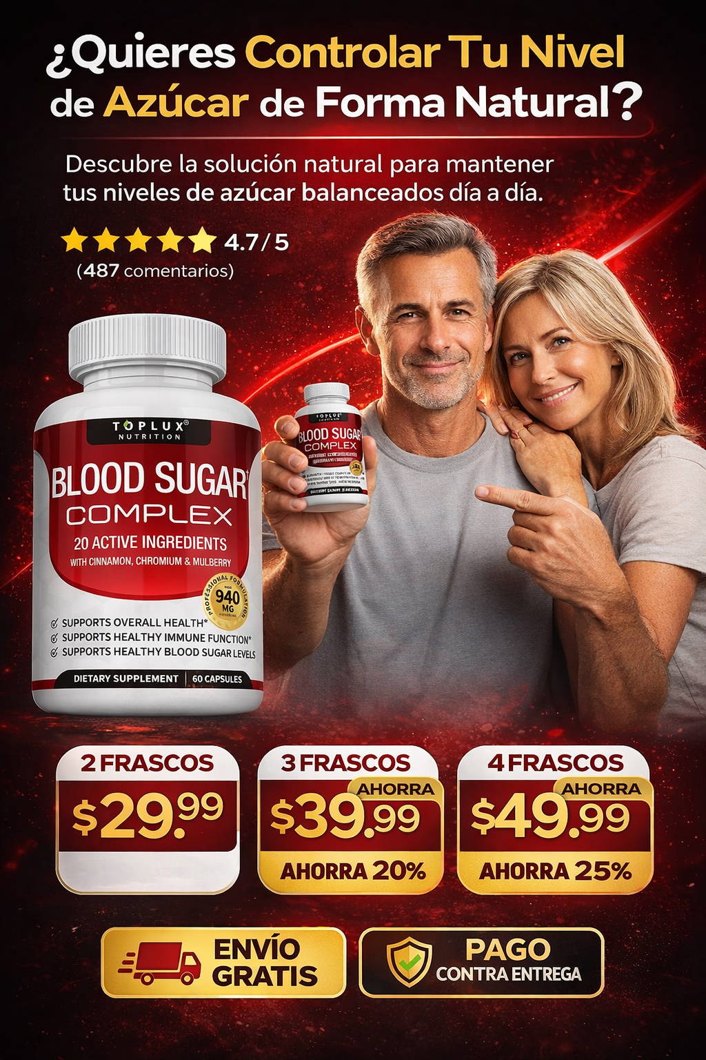 BLOOD SUGAR™ - REGULA LOS NIVELES DE AZUCAR